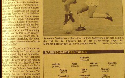 Lang, lang ist’s her…