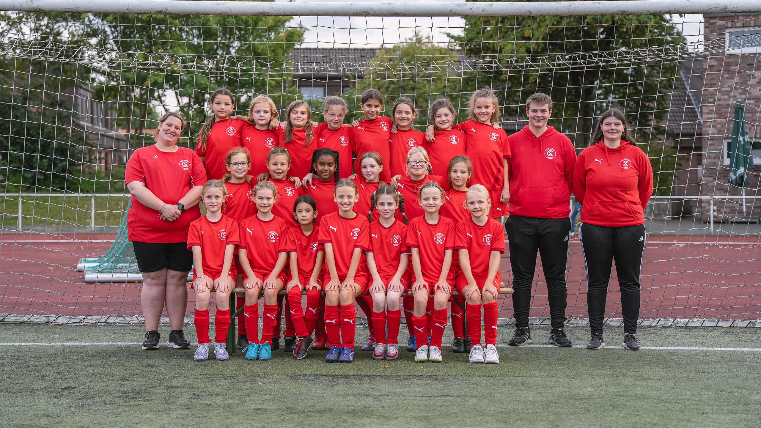 Die U11 Juniorinnen des SC Rot-Weiss Lintorf 1928 e.V. in Ratingen