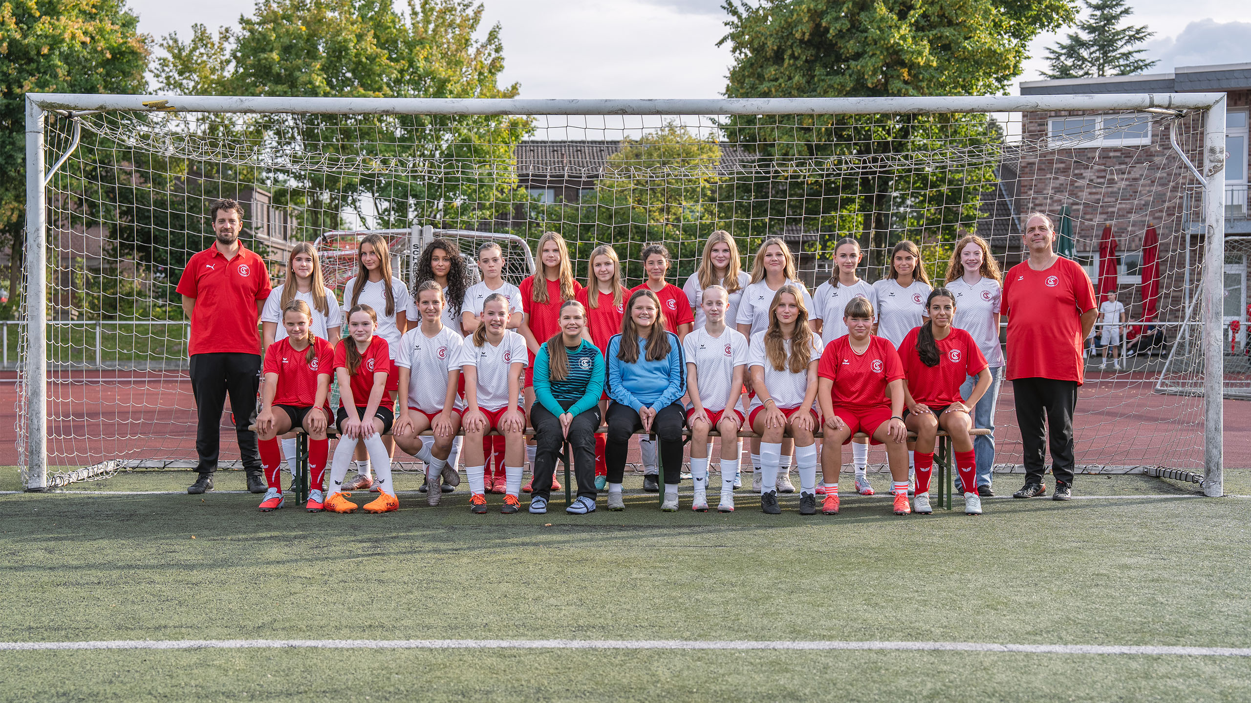 Die U15 Juniorinnen des SC Rot-Weiss Lintorf 1928 e.V. in Ratingen