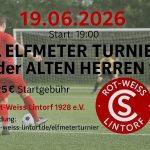 Ankündigung des dritten Elfmeterturniers der alten Herren 1 des Rot-Weiss Lintorf