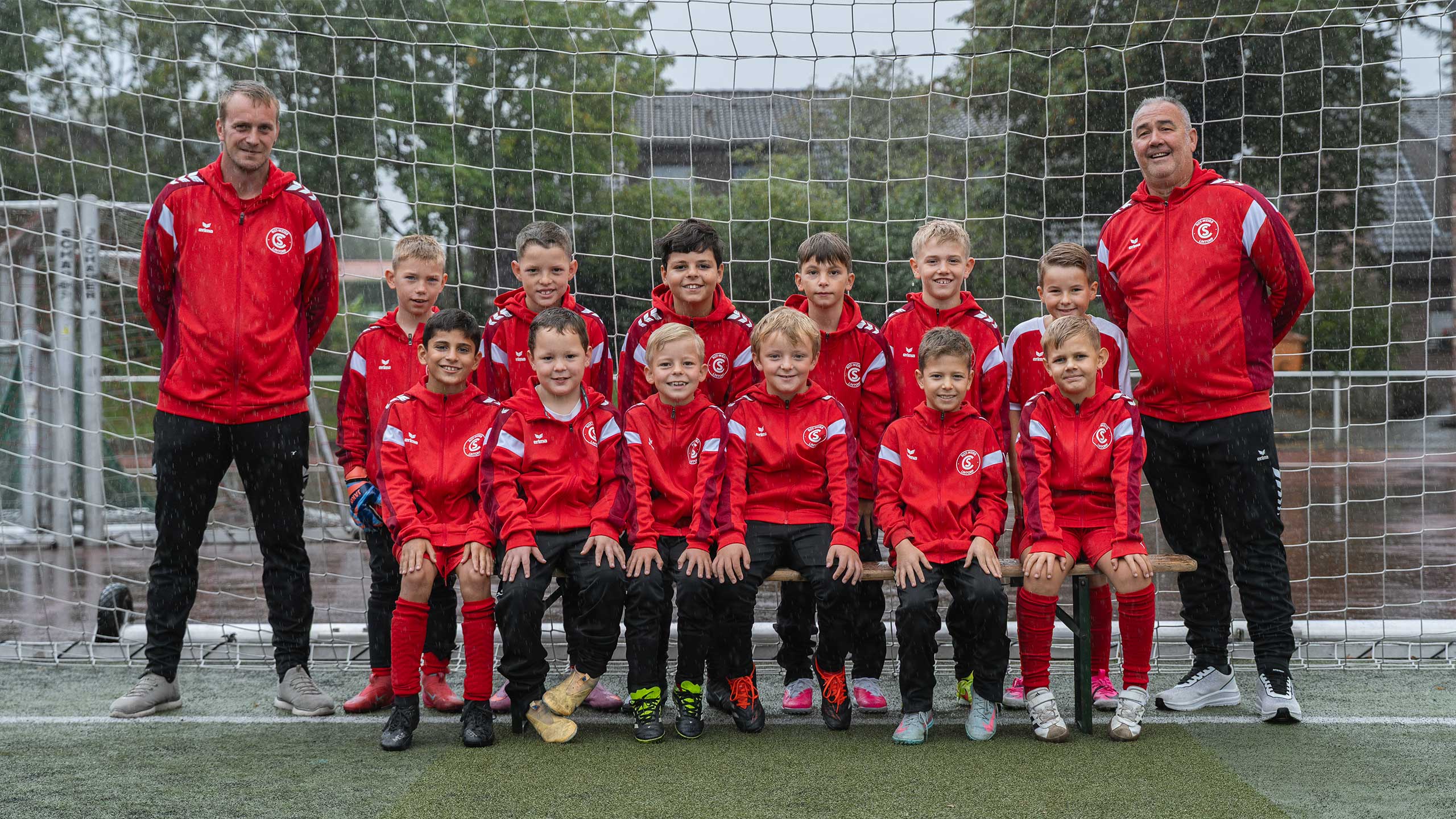 Die E6 Junioren des SC Rot-Weiss Lintorf 1928 e.V. in Ratingen