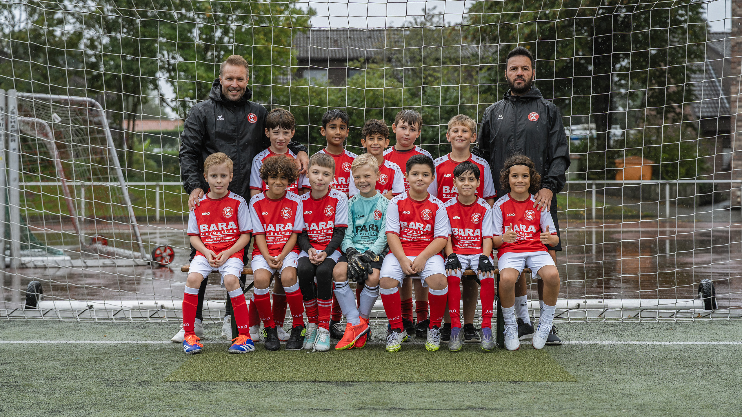 Die E4 Junioren des SC Rot-Weiss Lintorf 1928 e.V. in Ratingen