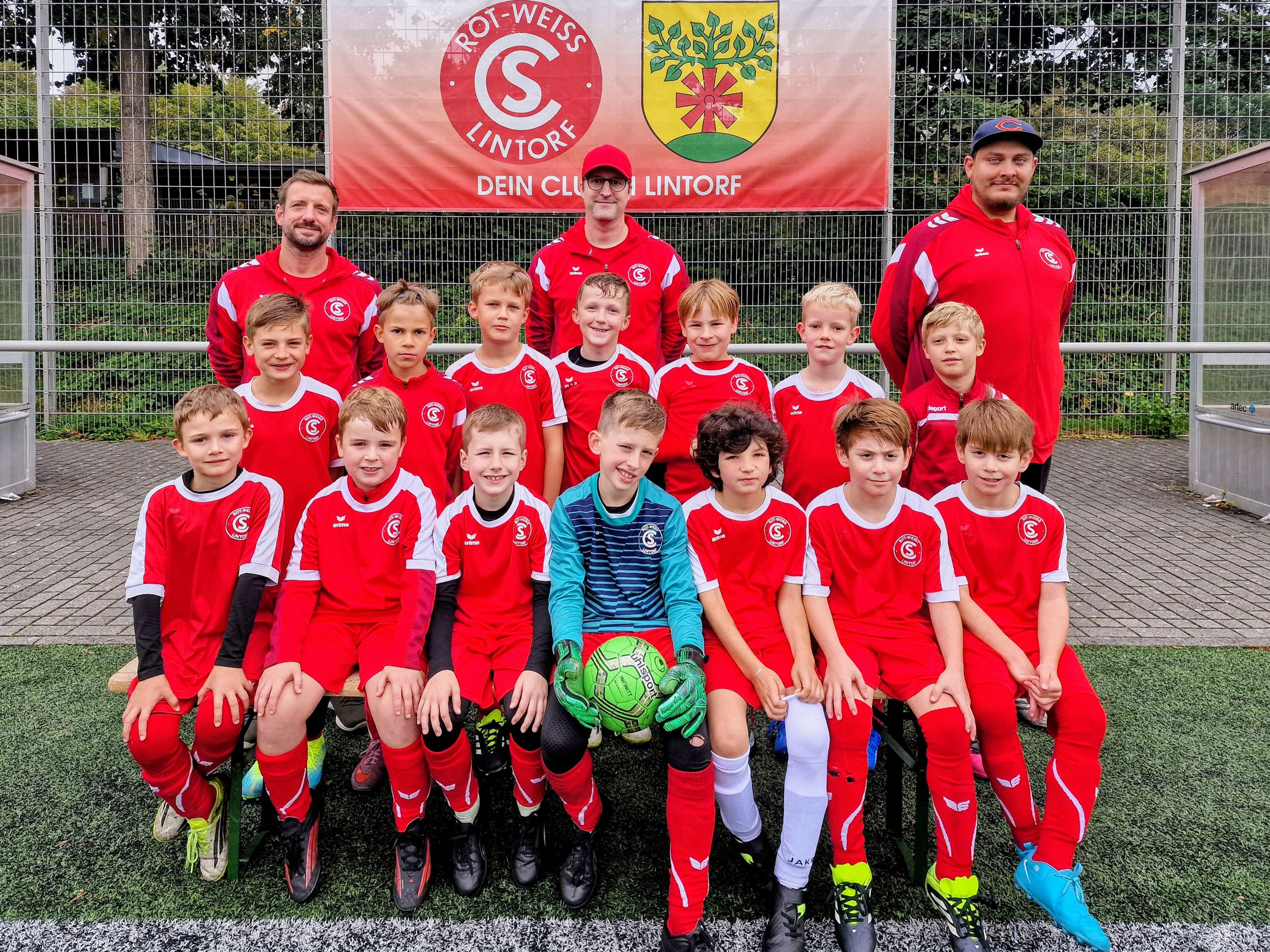 Die F3 Junioren des SC Rot-Weiss Lintorf 1928 e.V. in Ratingen